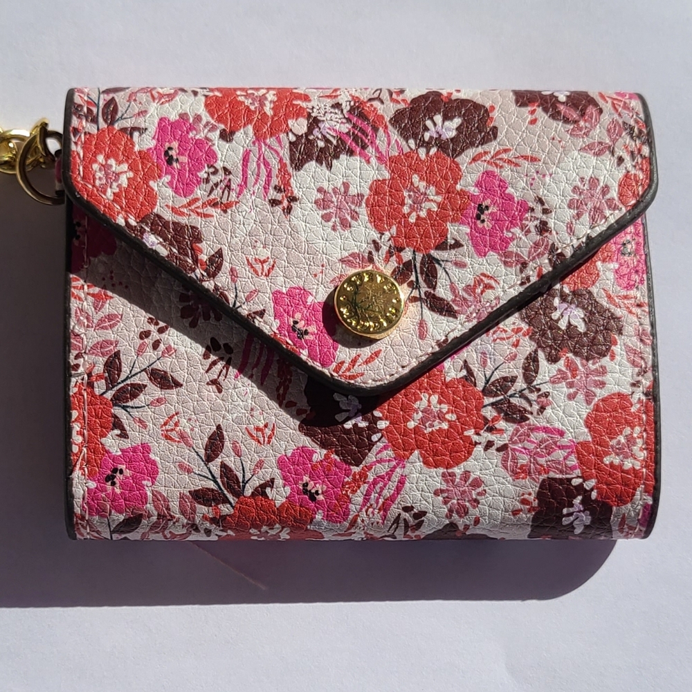 Steve Madden leather floral wallet
